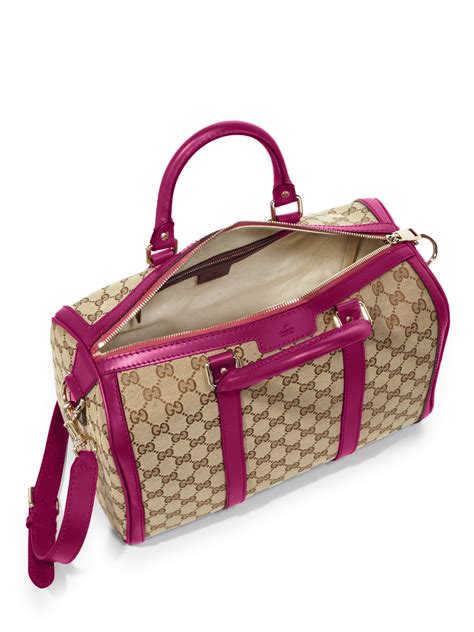 gucci luggage bag pink|vintage gucci luggage bag.